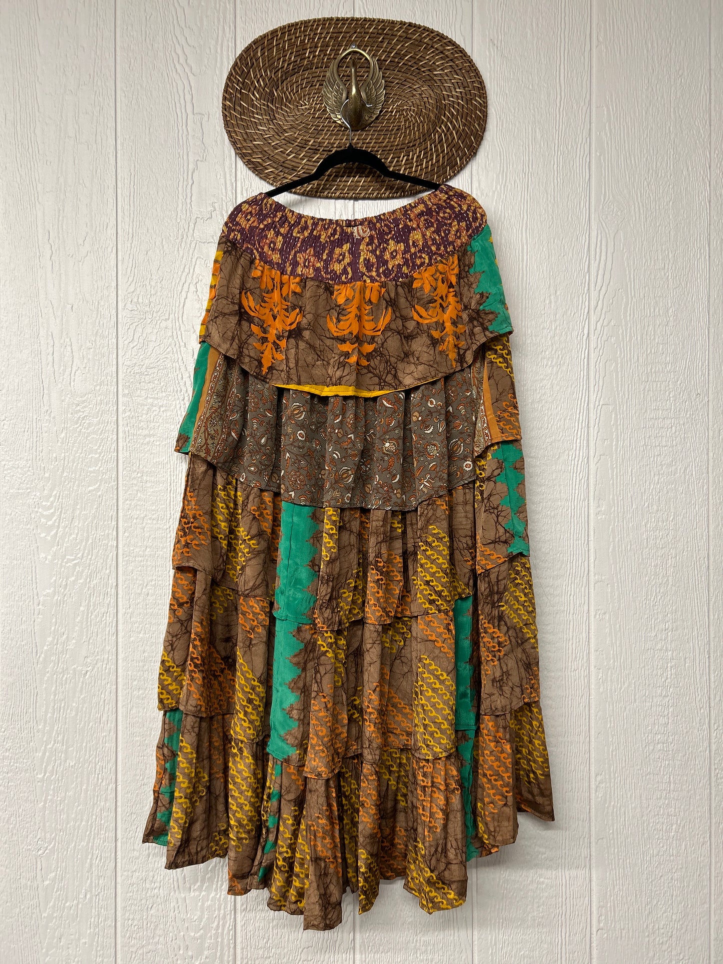 Rasgulla Sari Venus Ruffle Maxi 1125 003