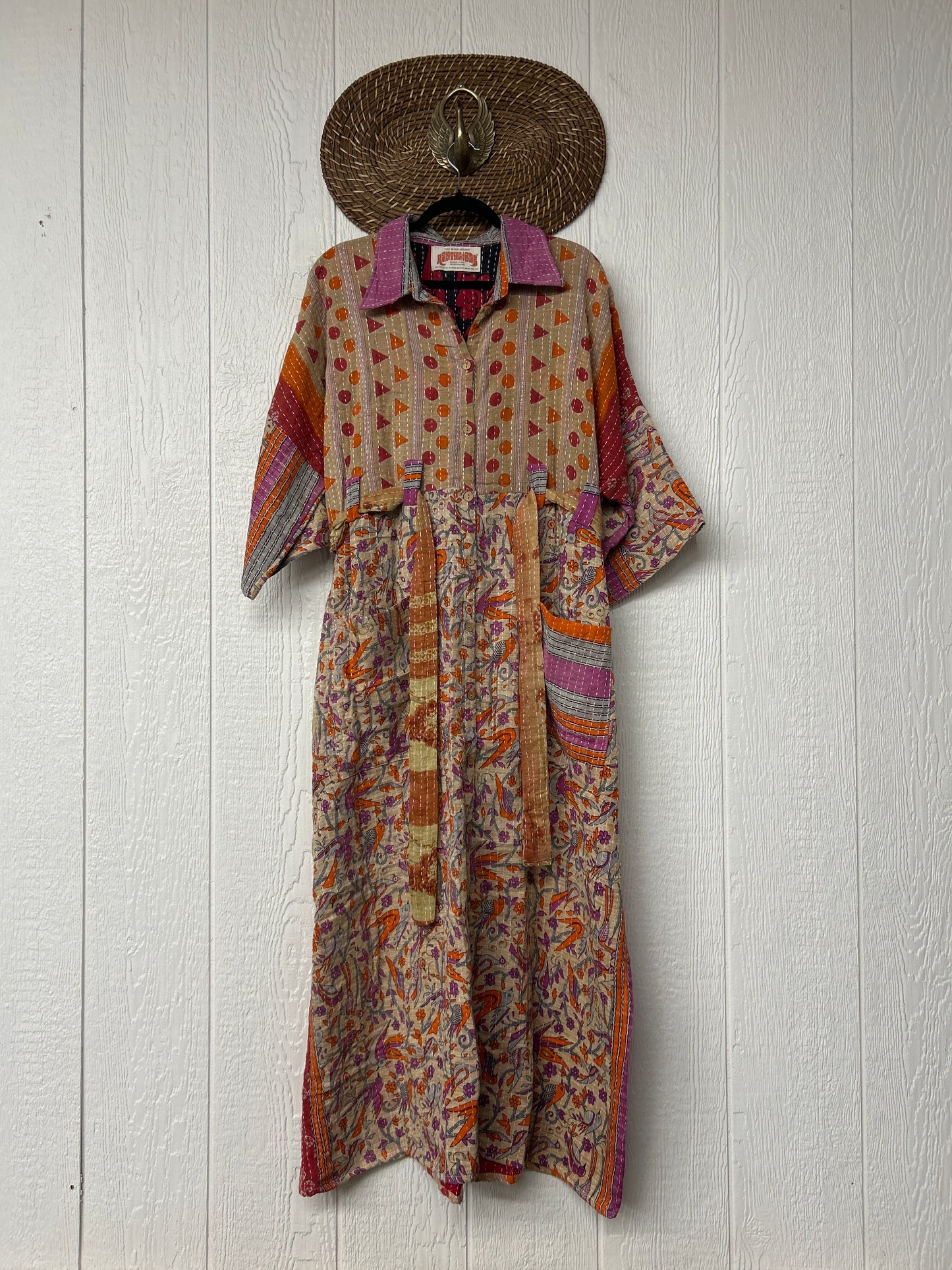 Pareo Kantha Gravity Duster Dress 0226 081