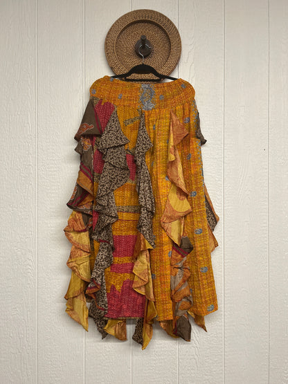 Pareo Kantha Willow Maxi Skirt 0826 087