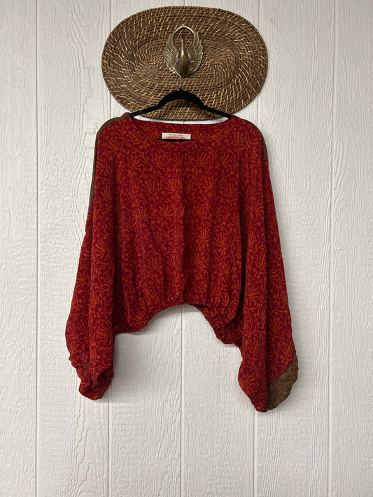 Crepe Sari Luna Crop Top 0126 179