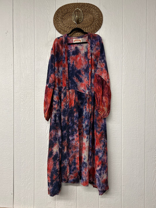 Crepe Sari Evermore Kimono 1026 089