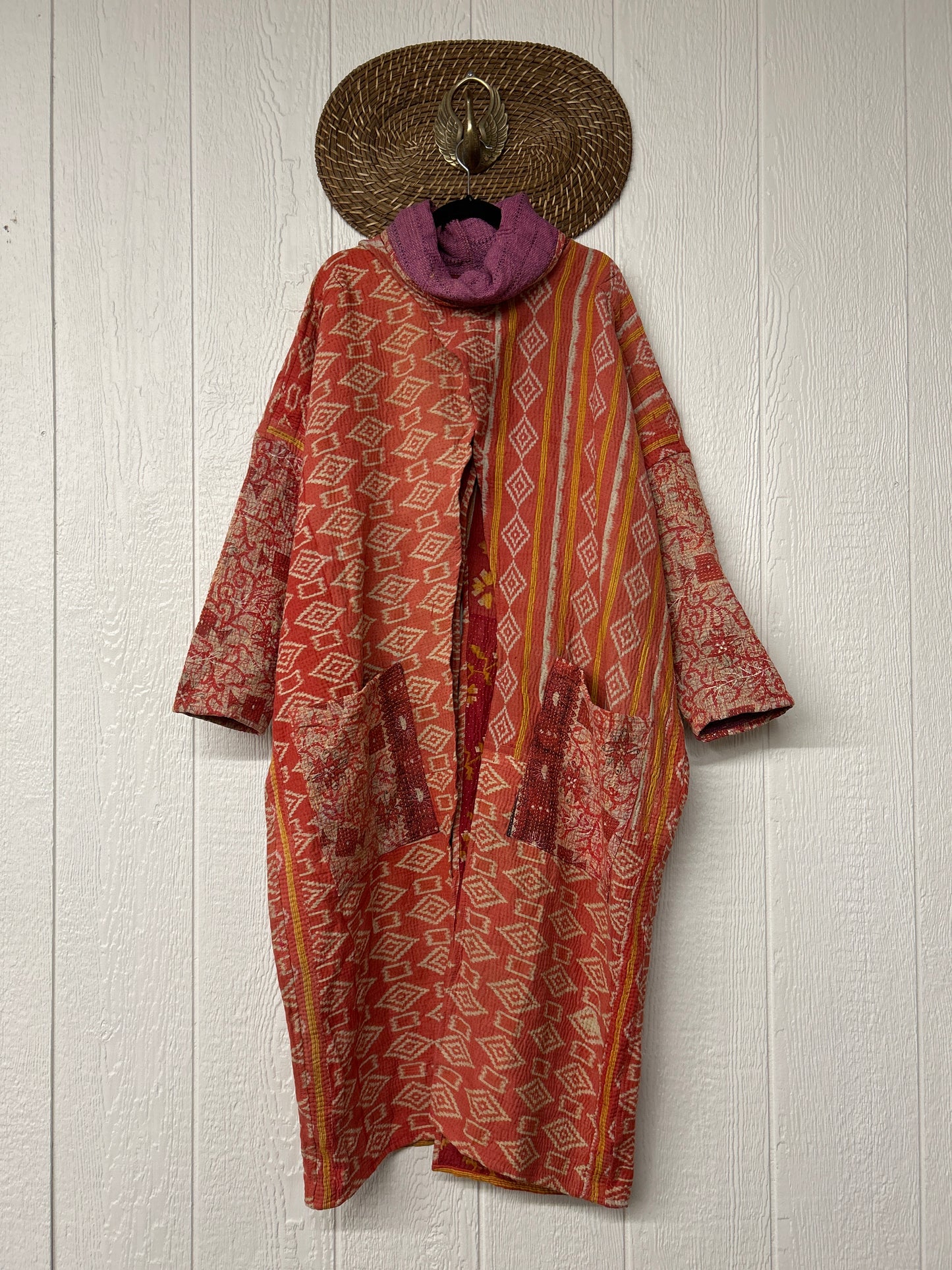 Fine Kantha Cowl Split Pullover 1225 113