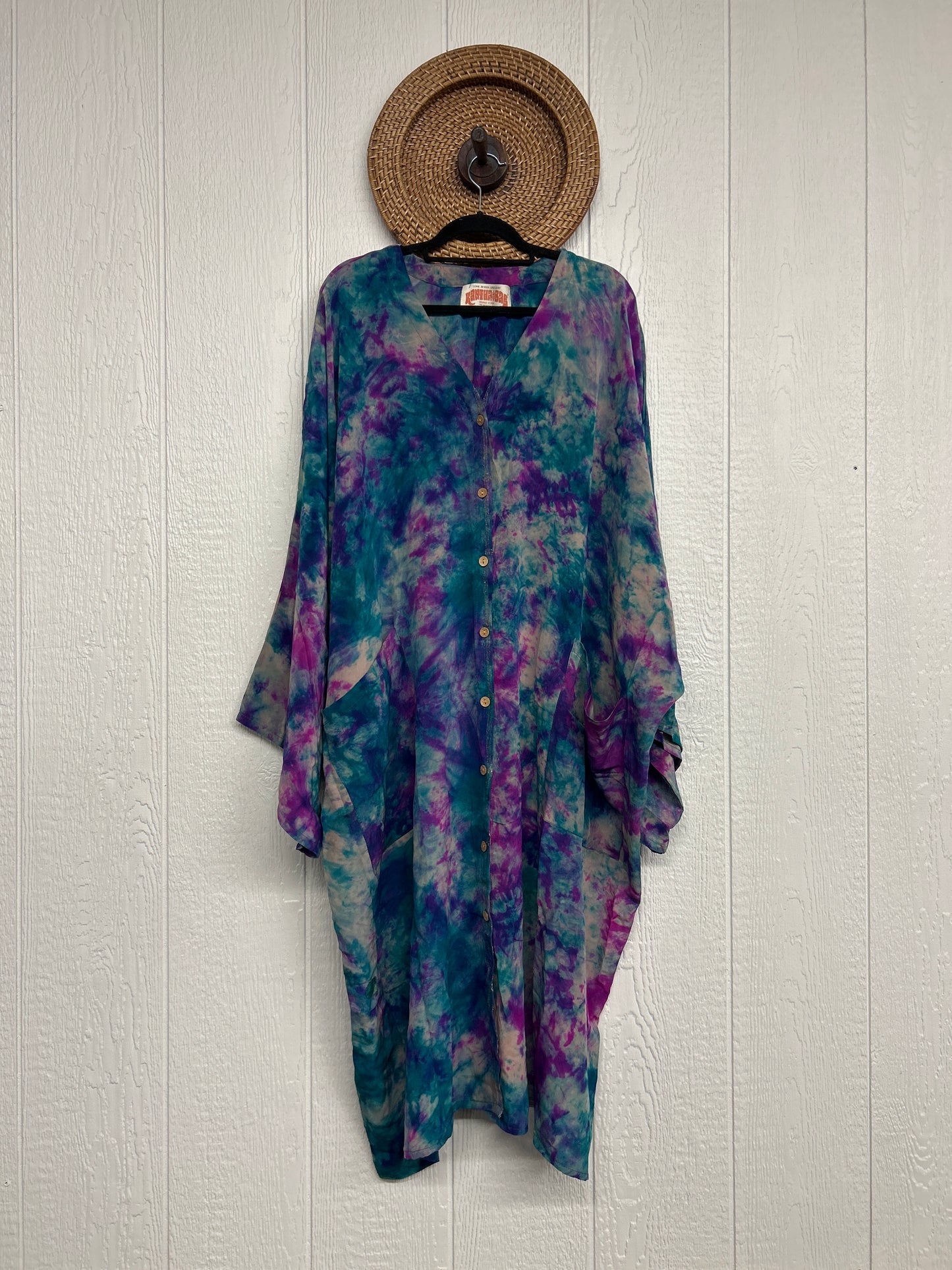 Crepe Sari Gaia Duster Dress 0426 051