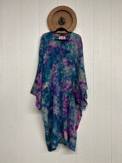 Crepe Sari Gaia Duster Dress 0426 051
