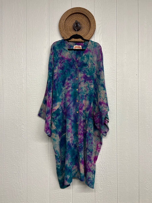 Crepe Sari Gaia Duster Dress 0426 051