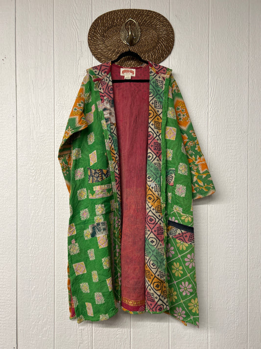 Fine Kantha Rising Sun Coat 1125 041