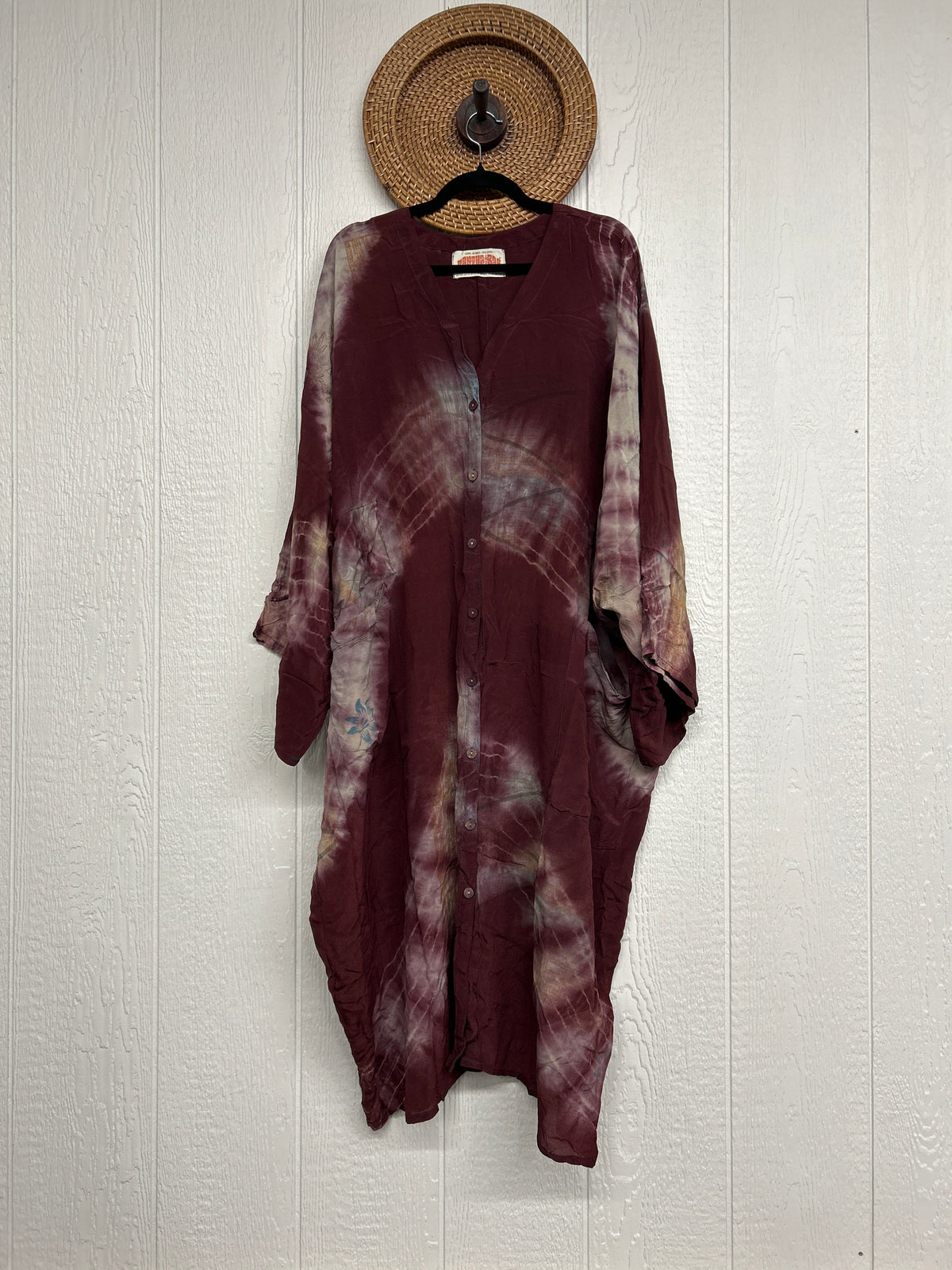 Crepe Sari Gaia Duster Dress 0826 159