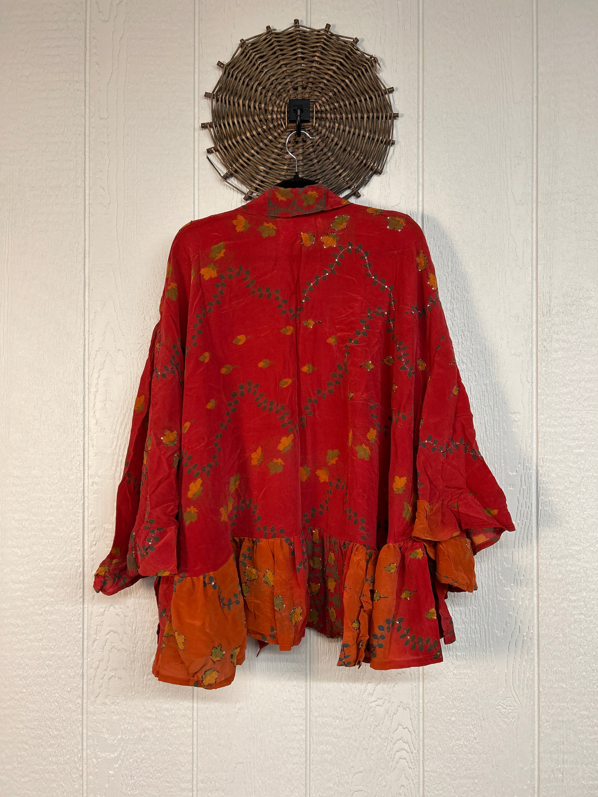 Crepe Sari Wild Rose Top 1026 044