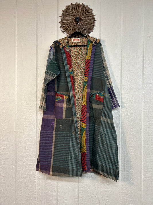 Fine Kantha Rising Sun Coat 1026 146