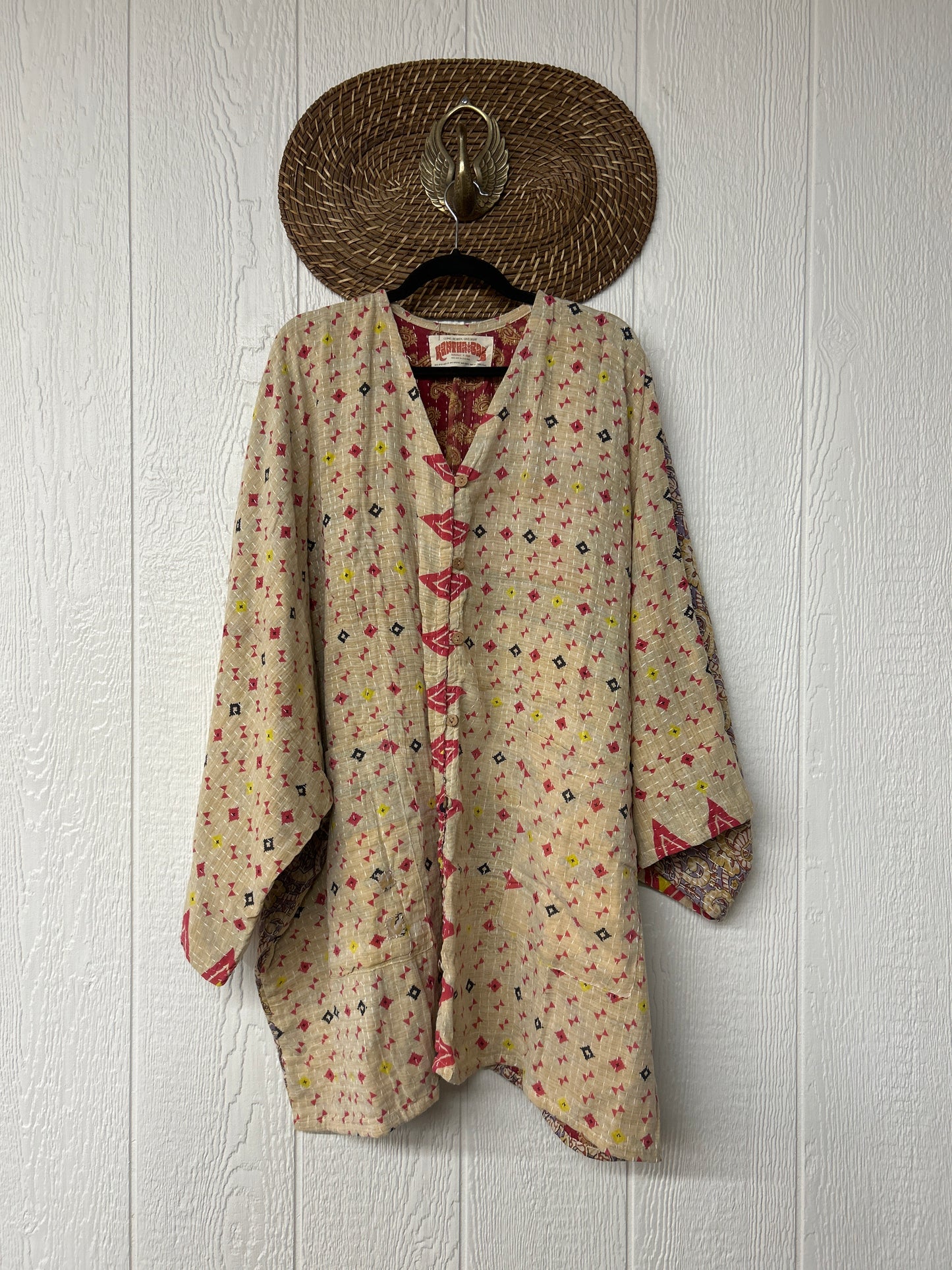 Pareo Kantha Gaia Button-Down Kimono 0126 175