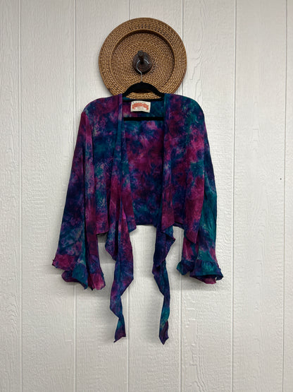 Crepe Sari Zeppelin Crop Shrug 0426 271