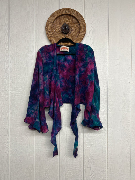 Crepe Sari Zeppelin Crop Shrug 0426 271