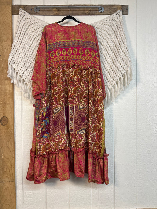 Rasgulla Sari Rhiannon Kimono 0826 035