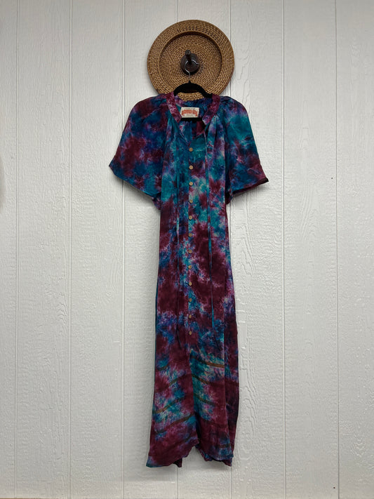Crepe Sari Summer Woodstock Duster 0626 107
