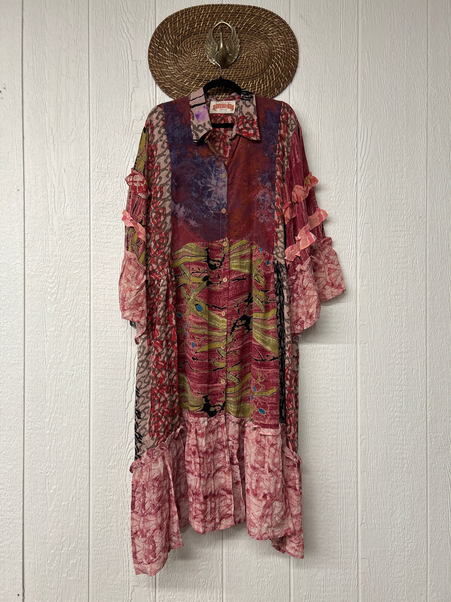 Crepe Sari Rhiannon Duster Dress 0226 102