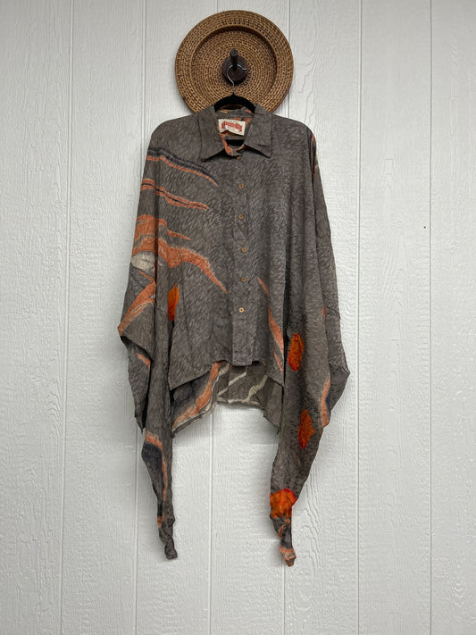 Crepe Sari Nirvana Button Down 1125 213