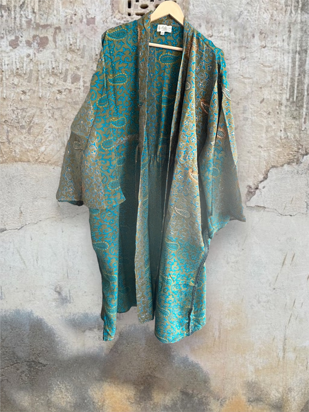 Silk Dreamweaver Kimono 0324 017 - Kantha Bae
