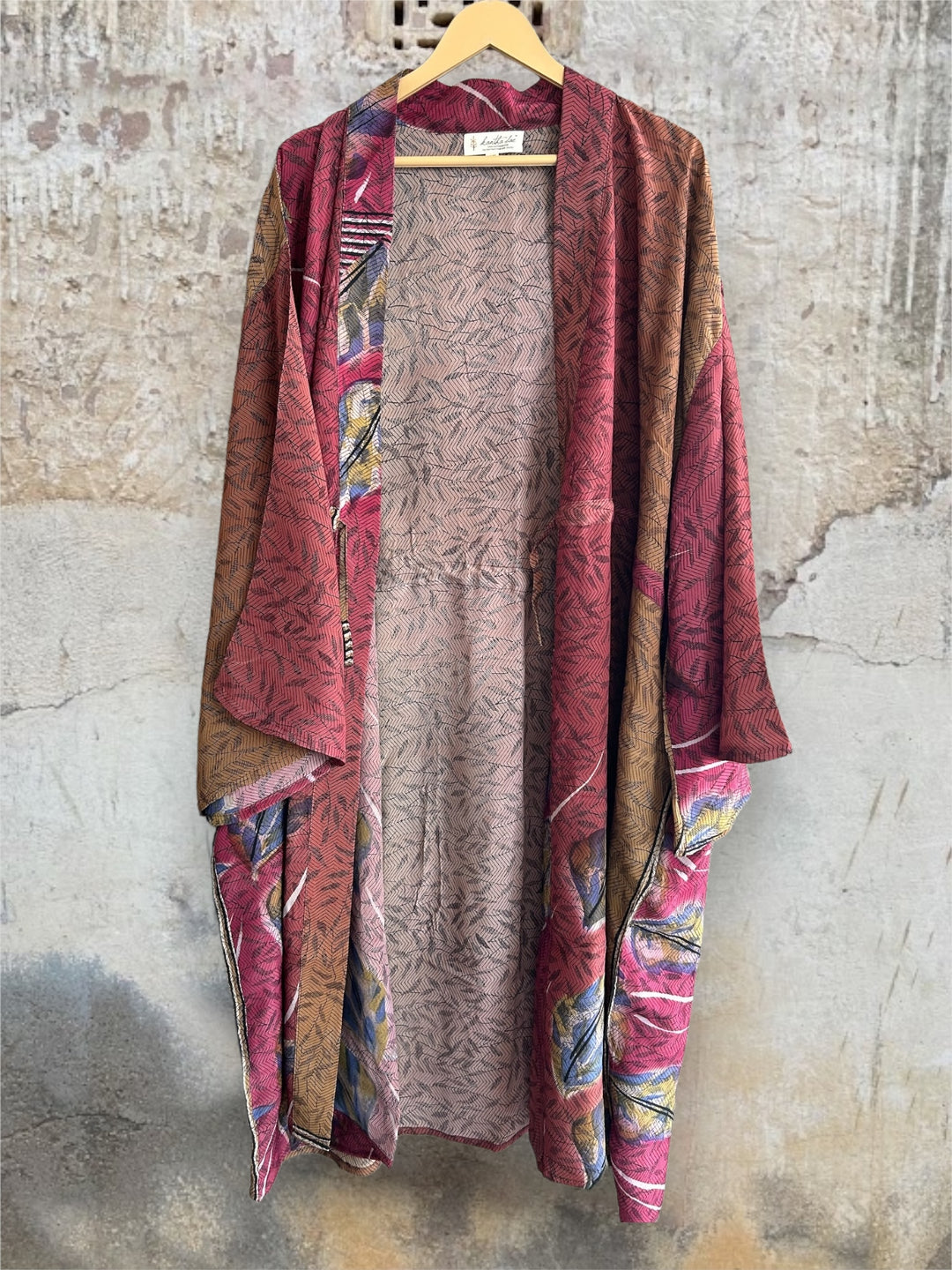 Silk Dreamweaver Kimono 0324 096 - Kantha Bae