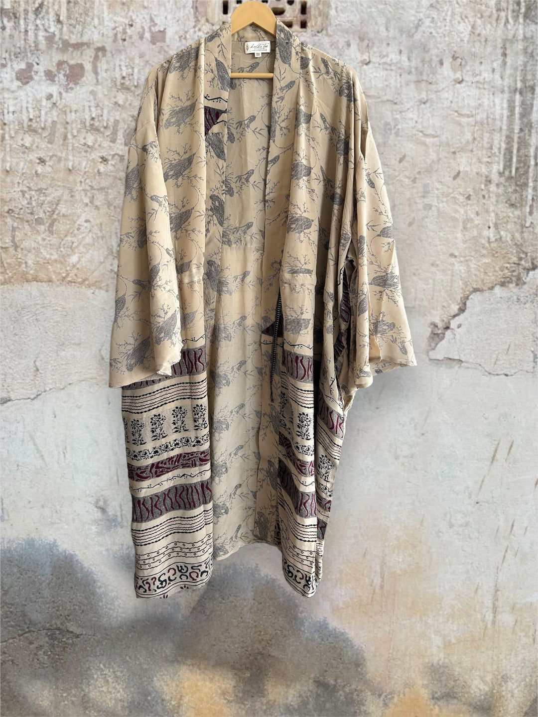 Silk Dreamweaver Kimono 0324 122 - Kantha Bae