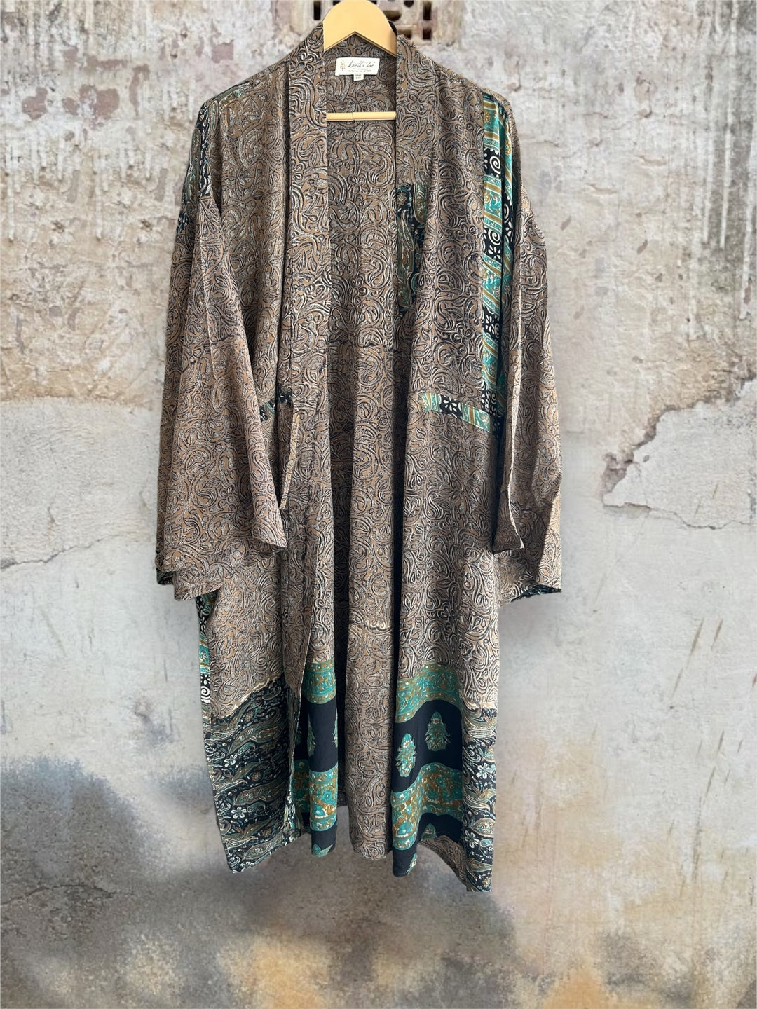 Silk Dreamweaver Kimono 0324 124 - Kantha Bae