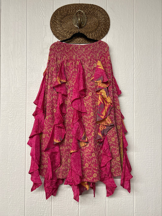 Pareo Kantha Willow Maxi Skirt 0826 107