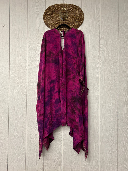 Crepe Sari Orchid Kimono 0626 122