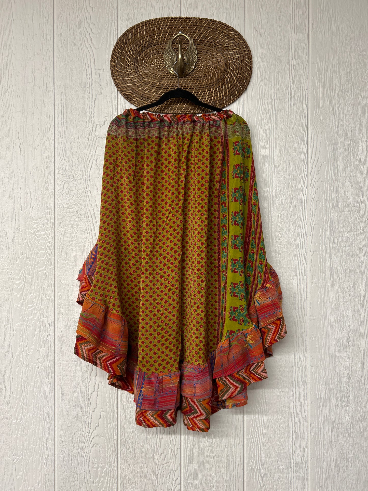 Crepe Wild Rose Skirt 1025 198