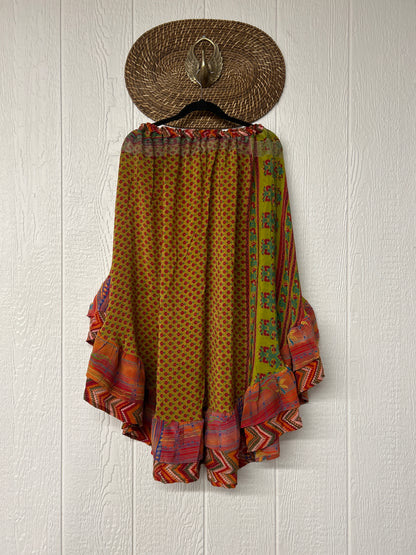 Crepe Wild Rose Skirt 1025 198