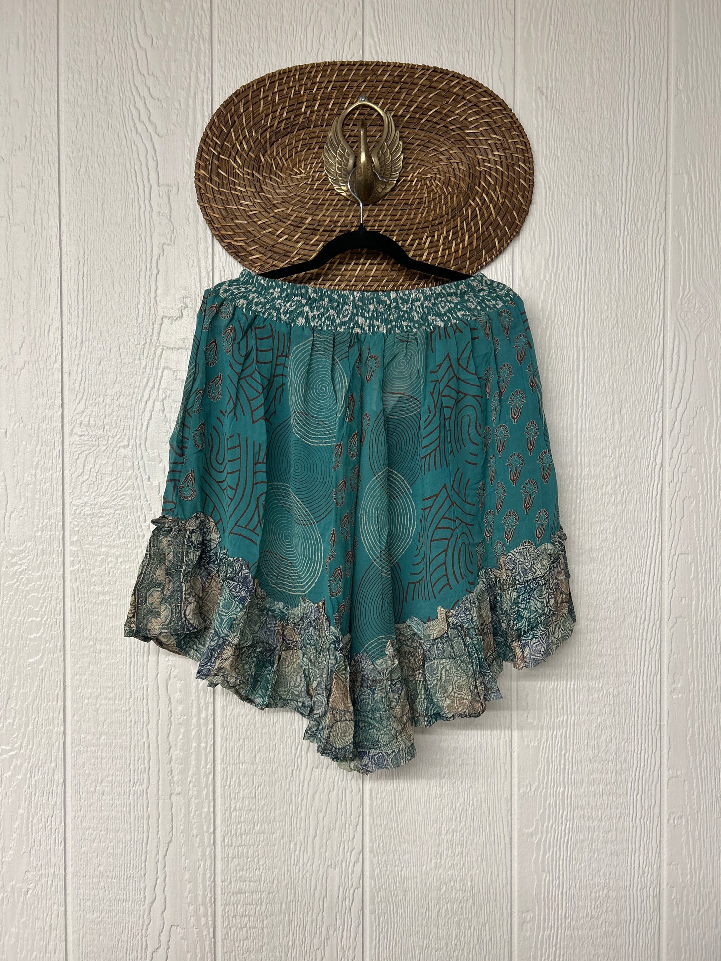 Crepe Sari Lover Cropped Culottes 0726 003