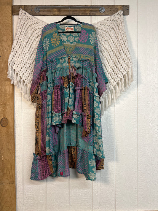 Rasgulla Sari Rhiannon Kimono 0826 081