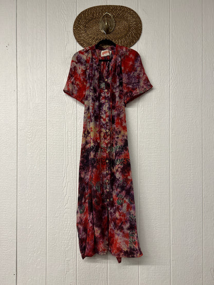 Crepe Sari Summer Woodstock Duster 0626 228