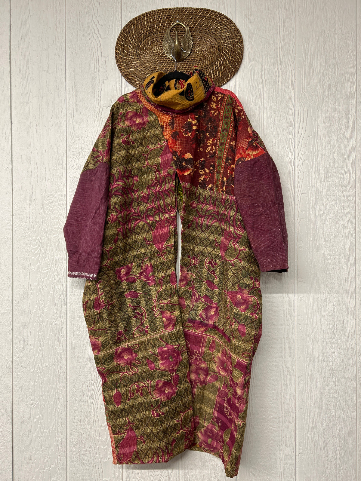 Fine Kantha Cowl Split Pullover 1026 009