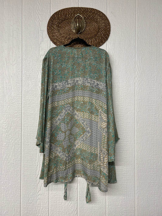 Rasgulla Sari Shortie Spellbound Kimono 0226 035