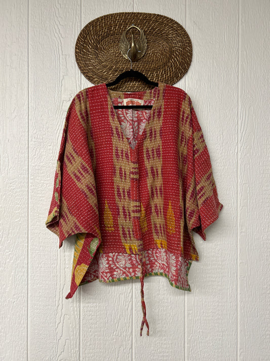 Pareo Kantha Hi-Lo Butterfly Top 0626 005