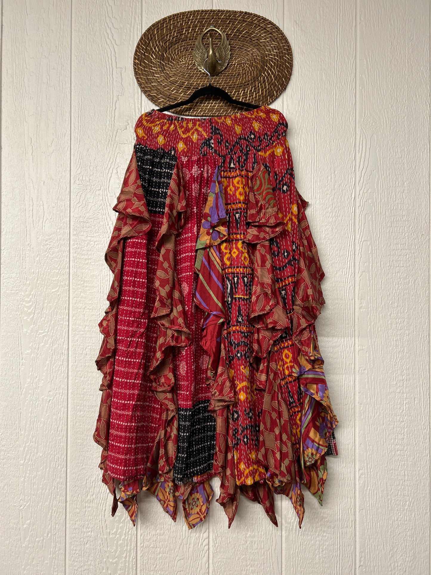 Pareo Kantha Willow Maxi Skirt 0826 160