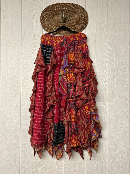 Pareo Kantha Willow Maxi Skirt 0826 160