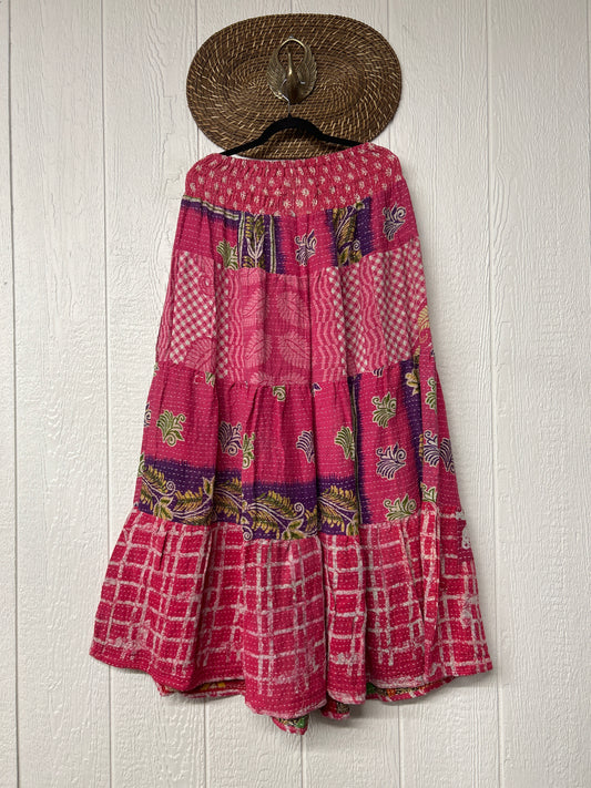 Pareo Kantha Lotus Maxi Skirt 0826 150