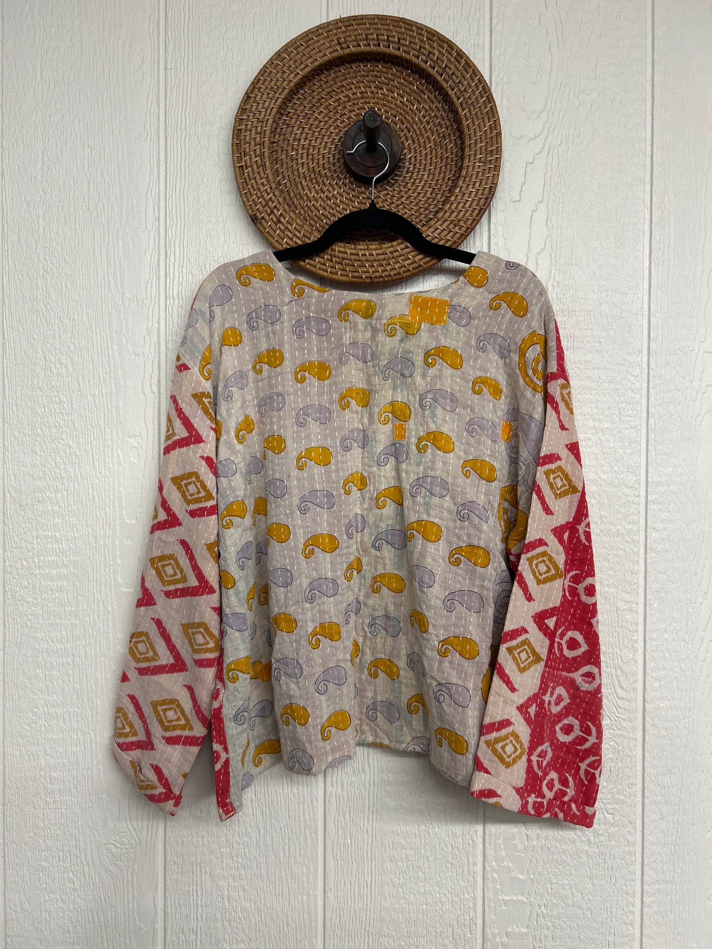 Pareo Kantha Wanderer Pocket Crop Top 0226 078