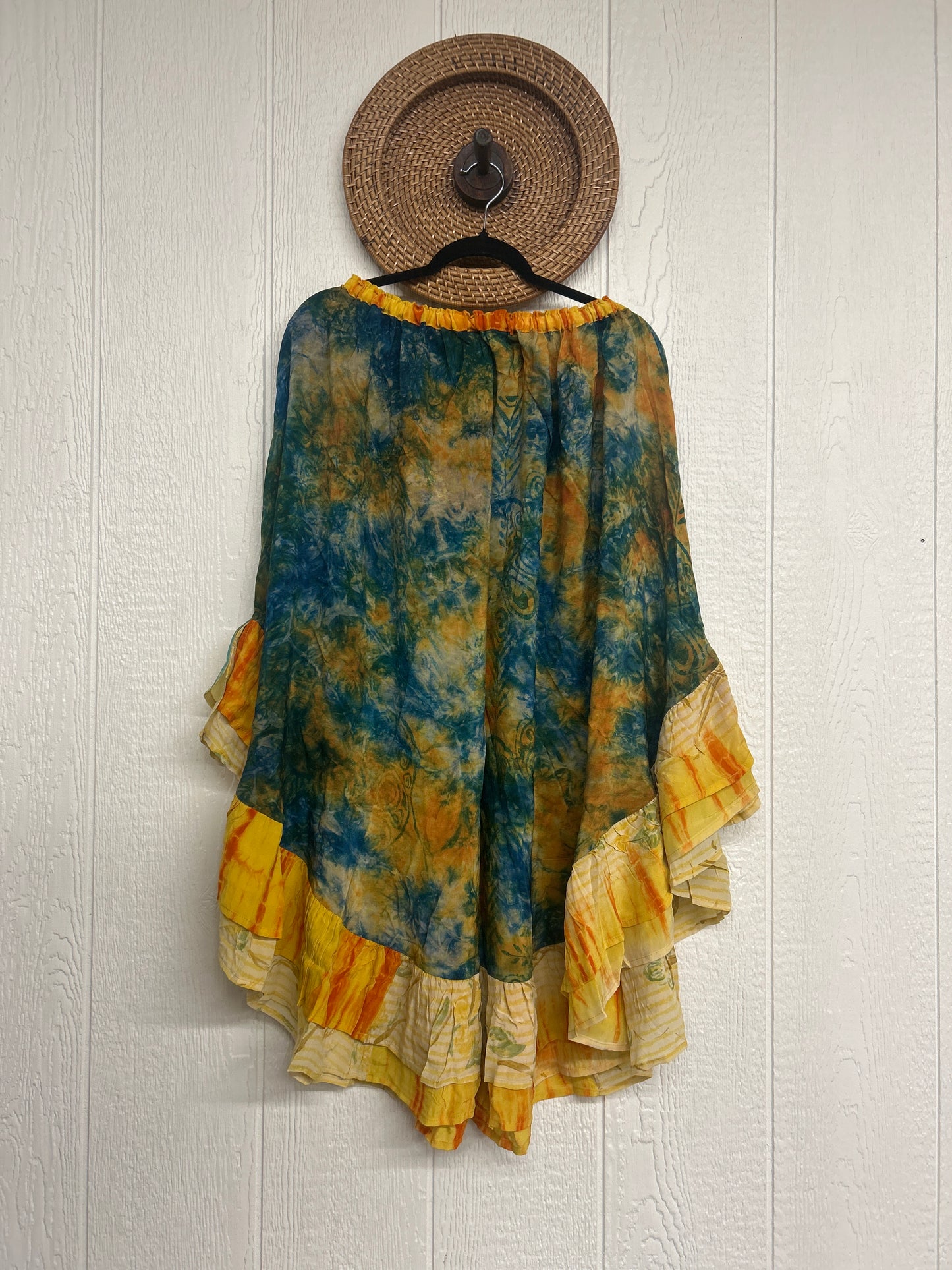 Crepe Wild Rose Skirt 1025 258