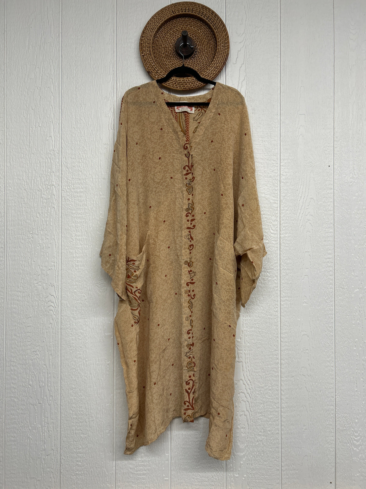 Crepe Sari Gaia Duster Dress 0826 167