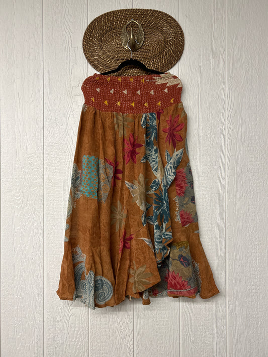 Crepe Sari Inner Peace Wrap Skirt 0626 144