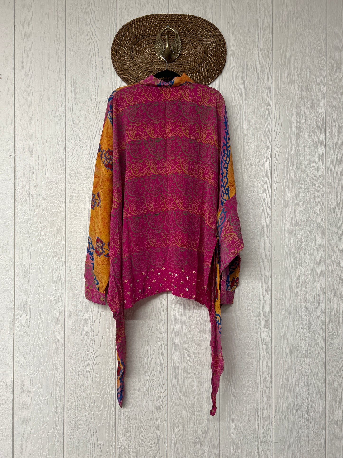 Crepe Sari Nirvana Button Down 1125 038