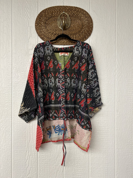 Pareo Kantha Hi-Lo Butterfly Top 0626 085