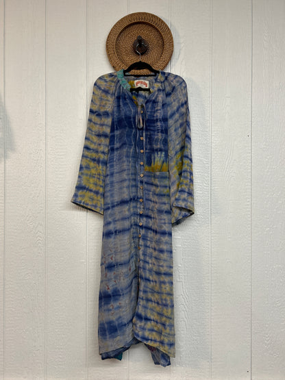 Crepe Sari Woodstock Duster Dress 0226 179