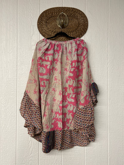 Pareo Kantha Wild Rose Skirt 0426 201