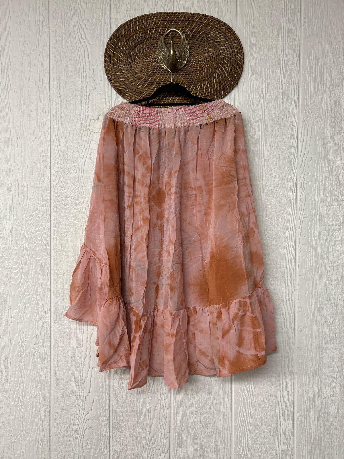 Crepe Sari Dahlia Skirt 1026 054