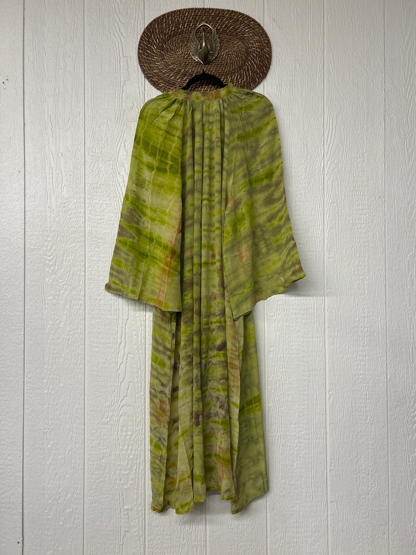 Crepe Sari Woodstock Duster Dress 0226 137