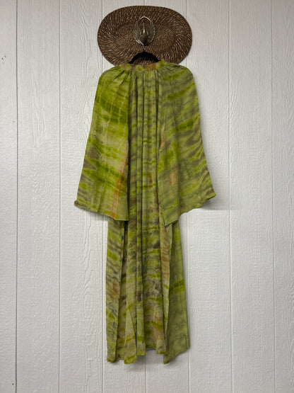 Crepe Sari Woodstock Duster Dress 0226 137