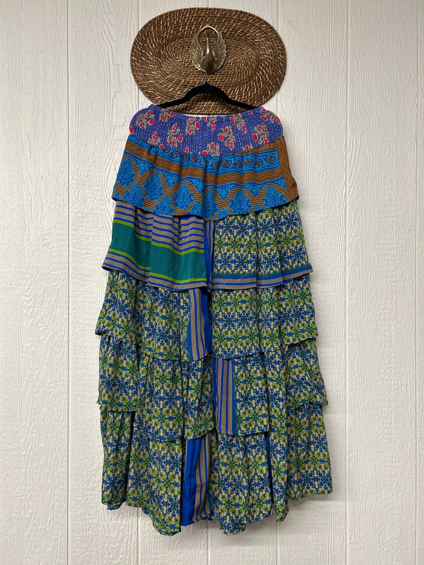 Rasgulla Sari Venus Ruffle Maxi 1125 090