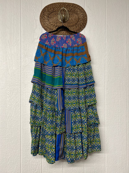 Rasgulla Sari Venus Ruffle Maxi 1125 090